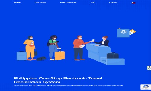 フィリピン入国時の電子渡航申告システム、eTravelの登録方法解説